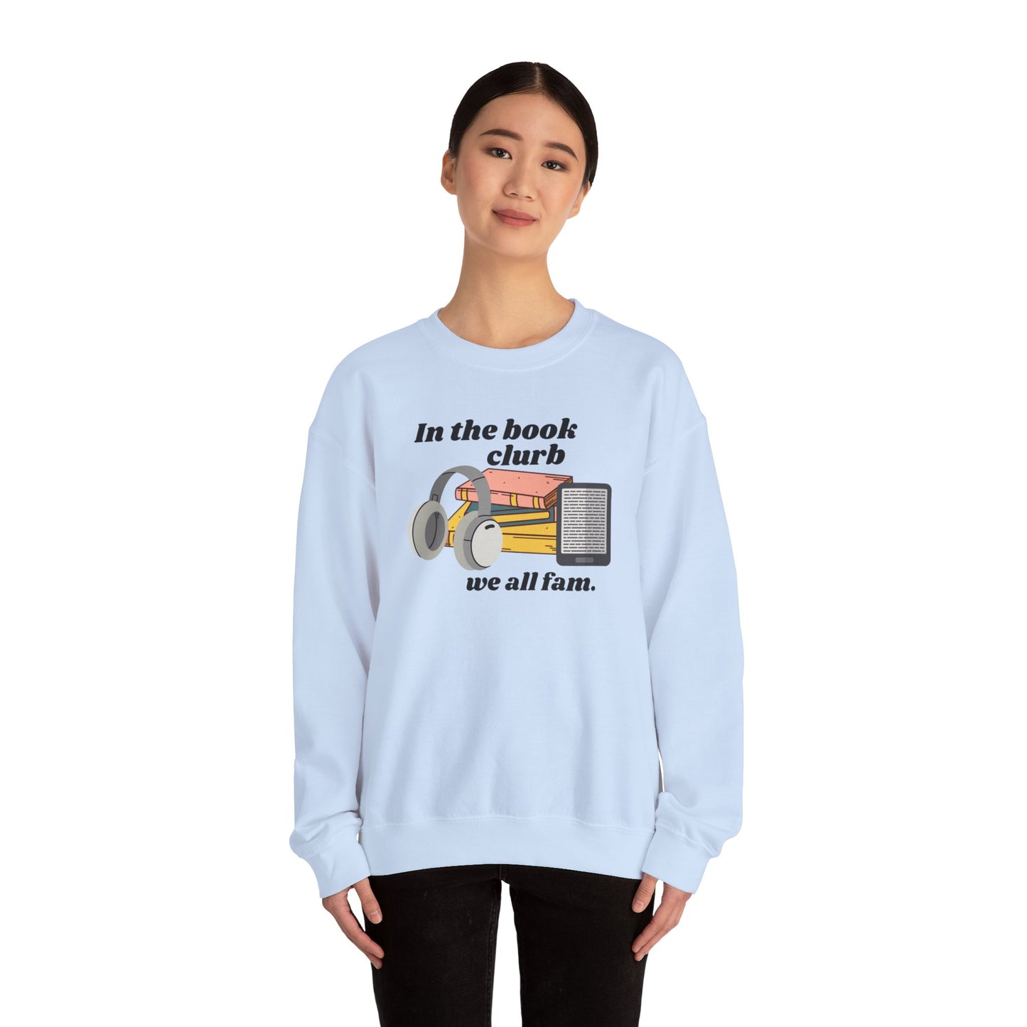 Book Club Crewneck Sweatshirt - Cozy Gift for Readers, Unisex Pullover, Book Lover Apparel, Gifts for Bookworms, Literary Sweatshirt