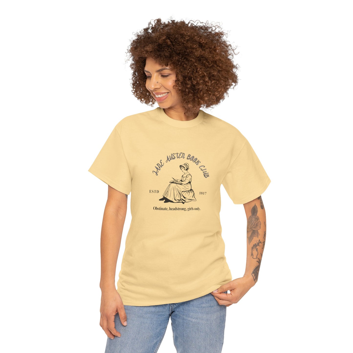 Jane Austen Book Club Unisex Tee - Perfect for Book Lovers, Literary Gifts, Casual Wear, Book Club Events, and Summer Gatherings
