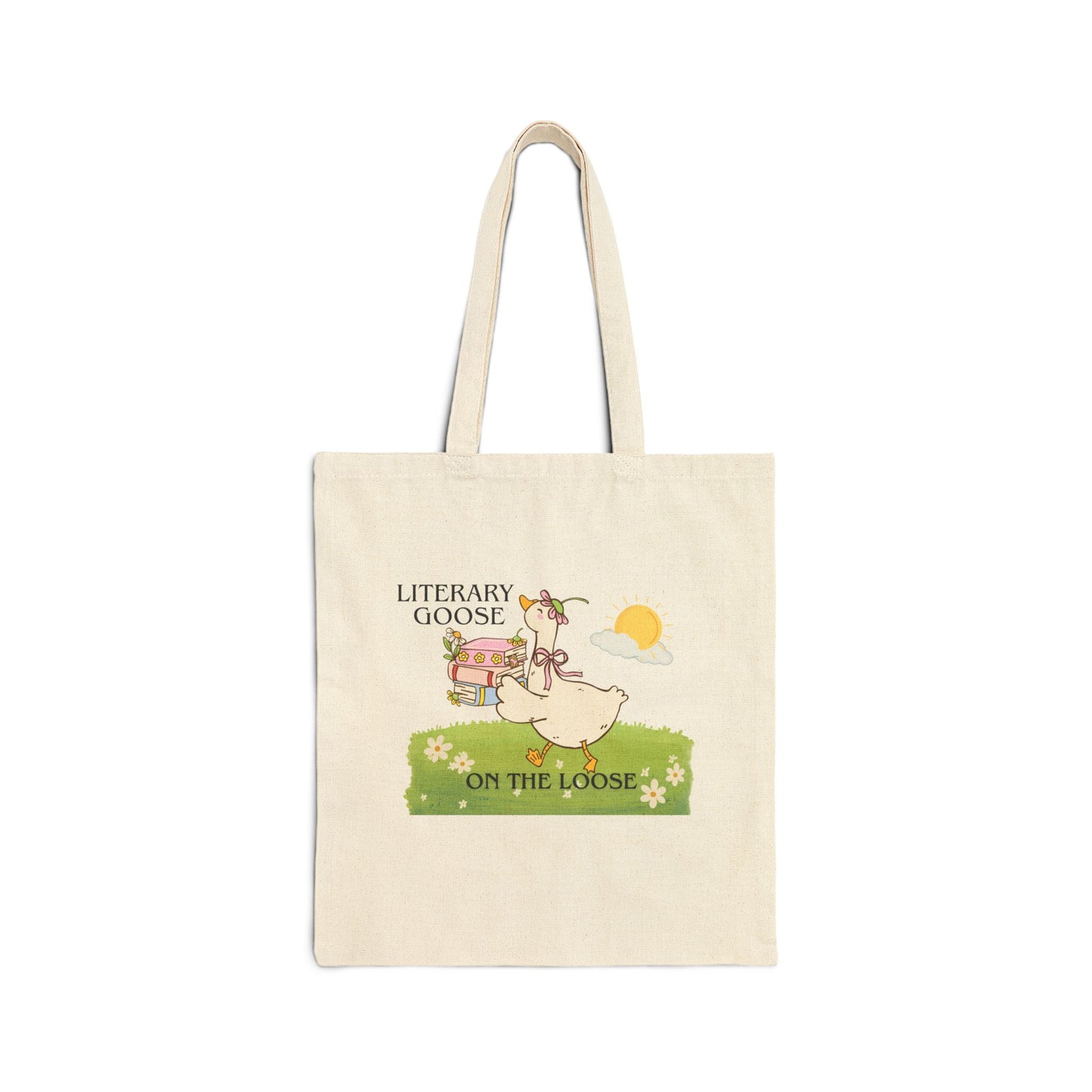Literary Goose Tote Bag