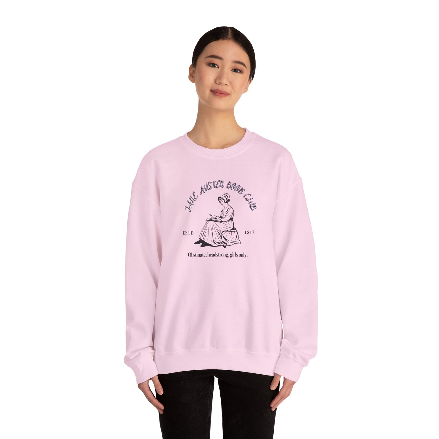Jane Austen Book Club Sweatshirt, Literary Gift, Cozy Crewneck, Book Lover Apparel, Reading Gift, Classic Literature Fashion