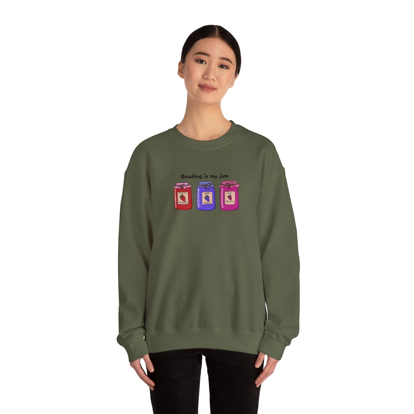 Jam Lover's Crewneck Sweatshirt | Comfy Gift for Foodies, Cozy Unisex Apparel for Casual Wear, Perfect for Birthdays & Holidays
