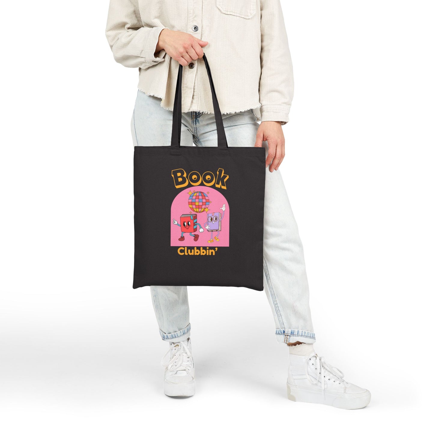 Book Clubbin’ Cotton Canvas Tote Bag