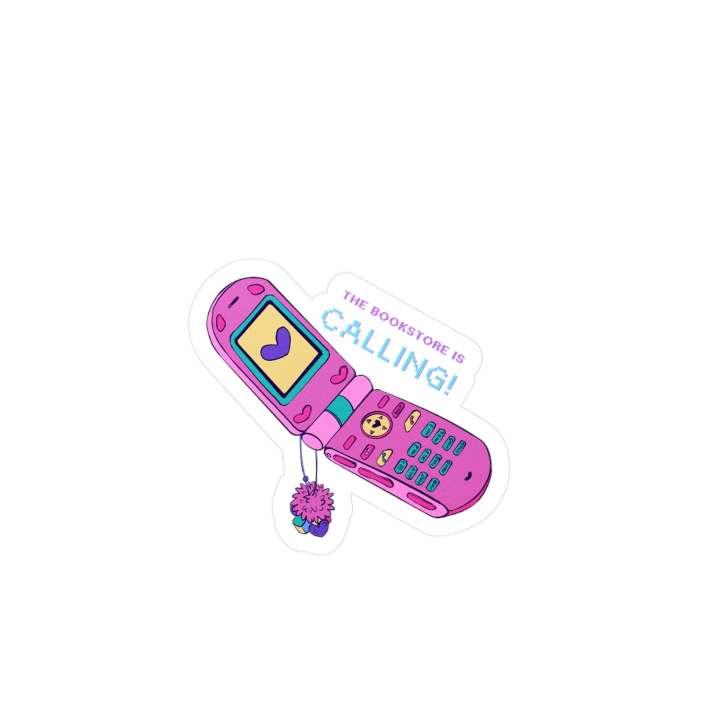 Bookstore Phone Vinyl Decals | Fun Stickers for Book Lovers, Phone Decor, Wall Art, Gifts for Readers