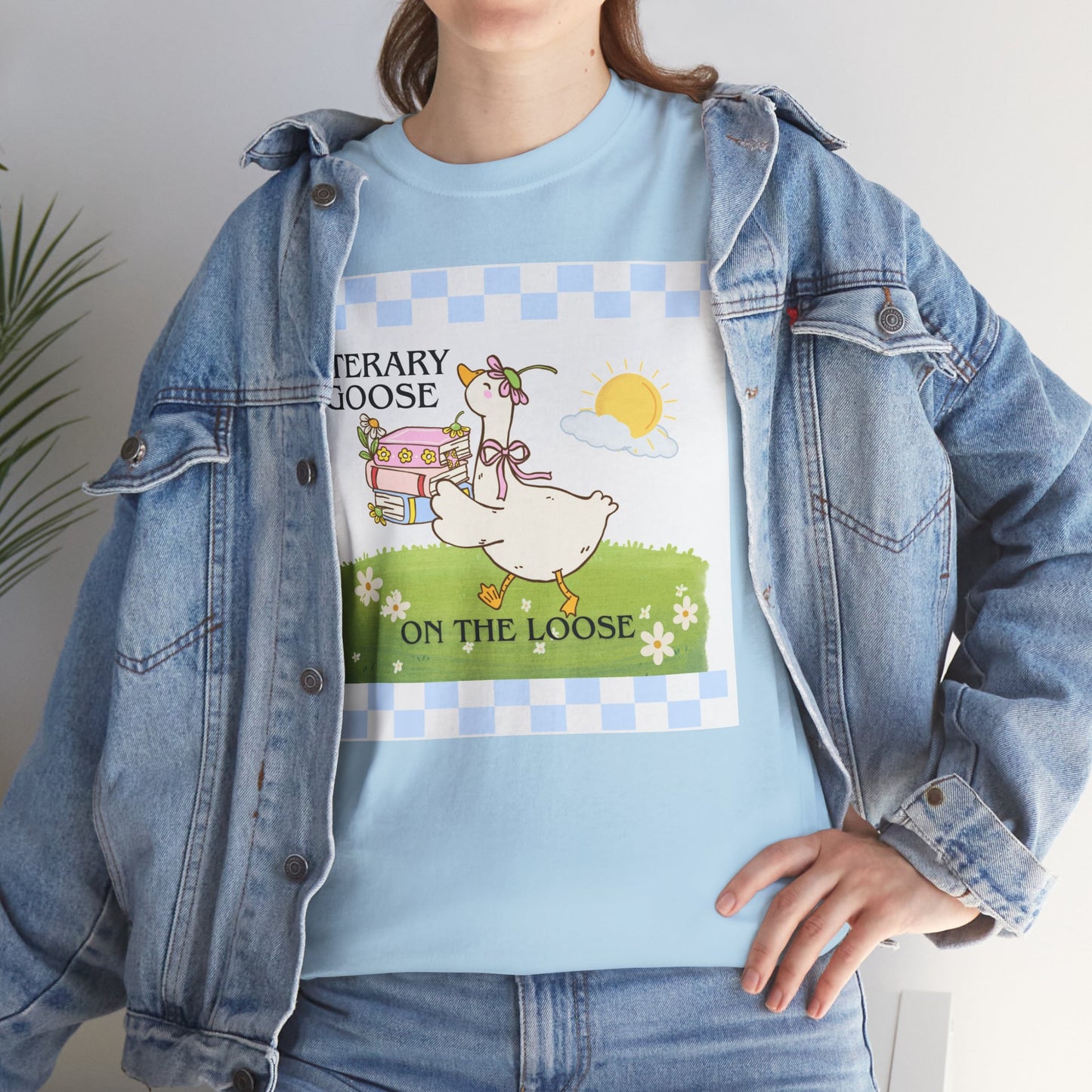 Literary Goose on The Loose- Tee