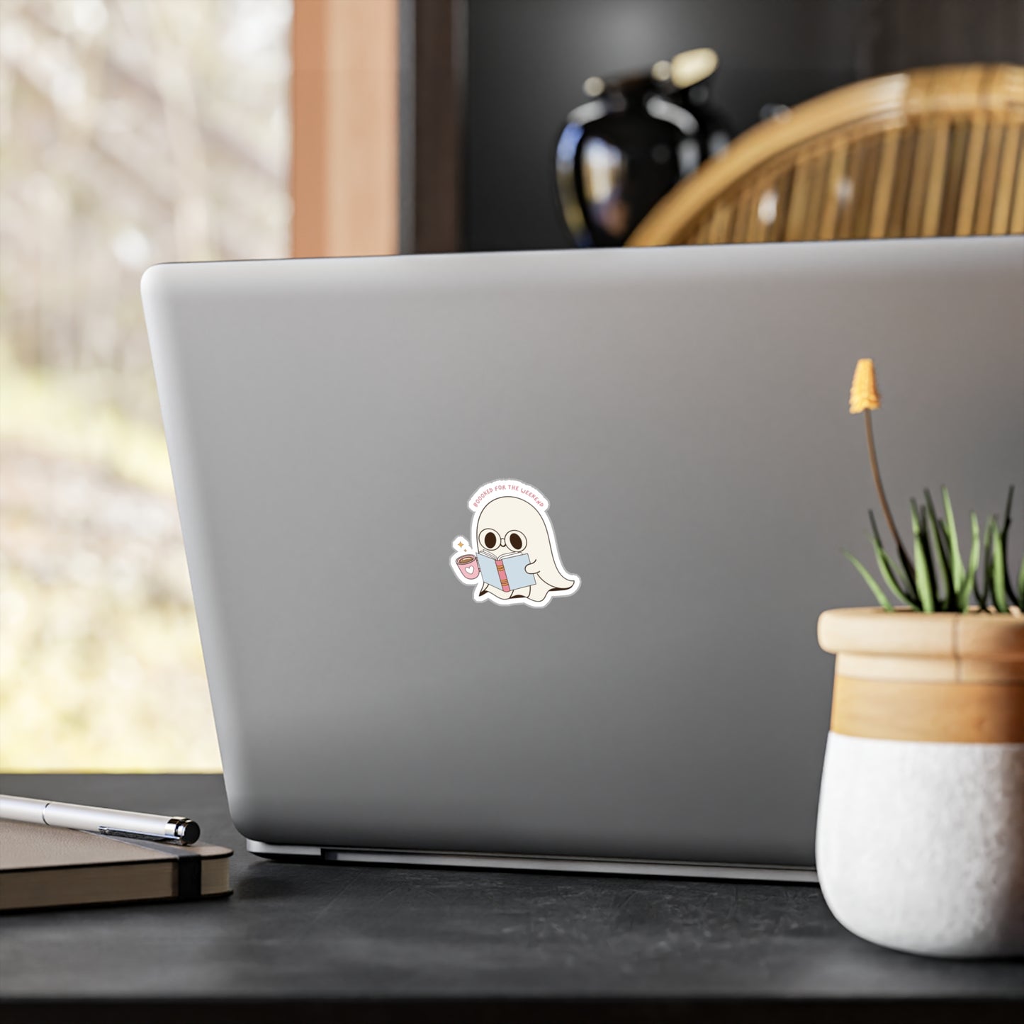 Booked For the Weekend Ghost- Decal