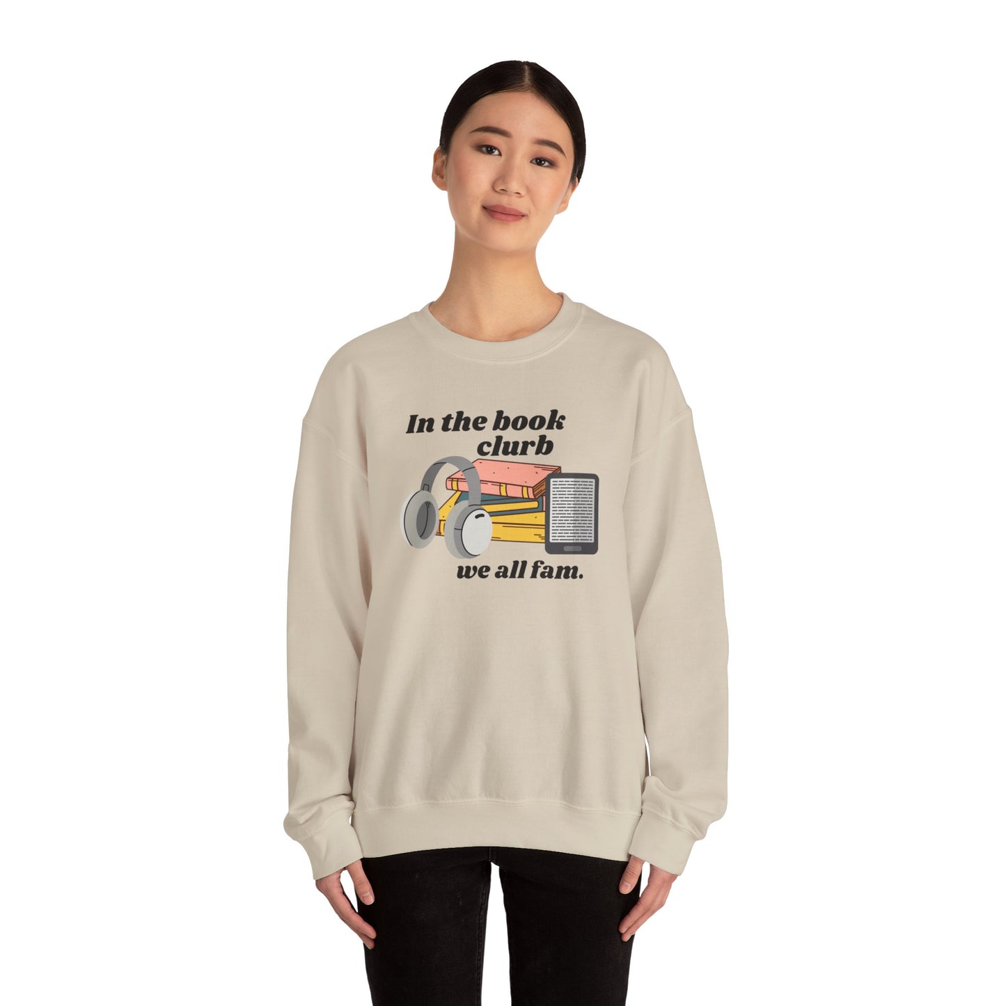 Book Club Crewneck Sweatshirt - Cozy Gift for Readers, Unisex Pullover, Book Lover Apparel, Gifts for Bookworms, Literary Sweatshirt