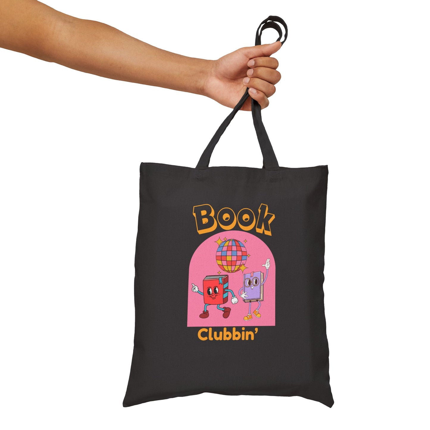 Book Clubbin’ Cotton Canvas Tote Bag