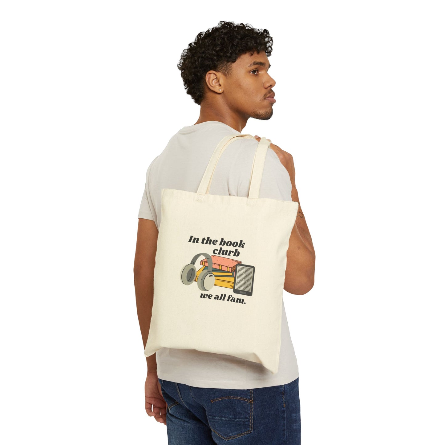 Book Club Tote Bag, Eco-Friendly Bag, Literary Gift, Reading Accessory, Bag for Book Lovers, Unique Bookish Tote
