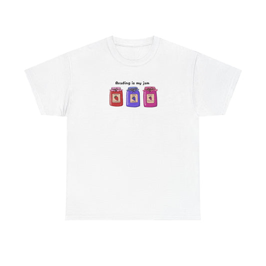 Reading is my jam-Unisex Heavy Cotton Tee