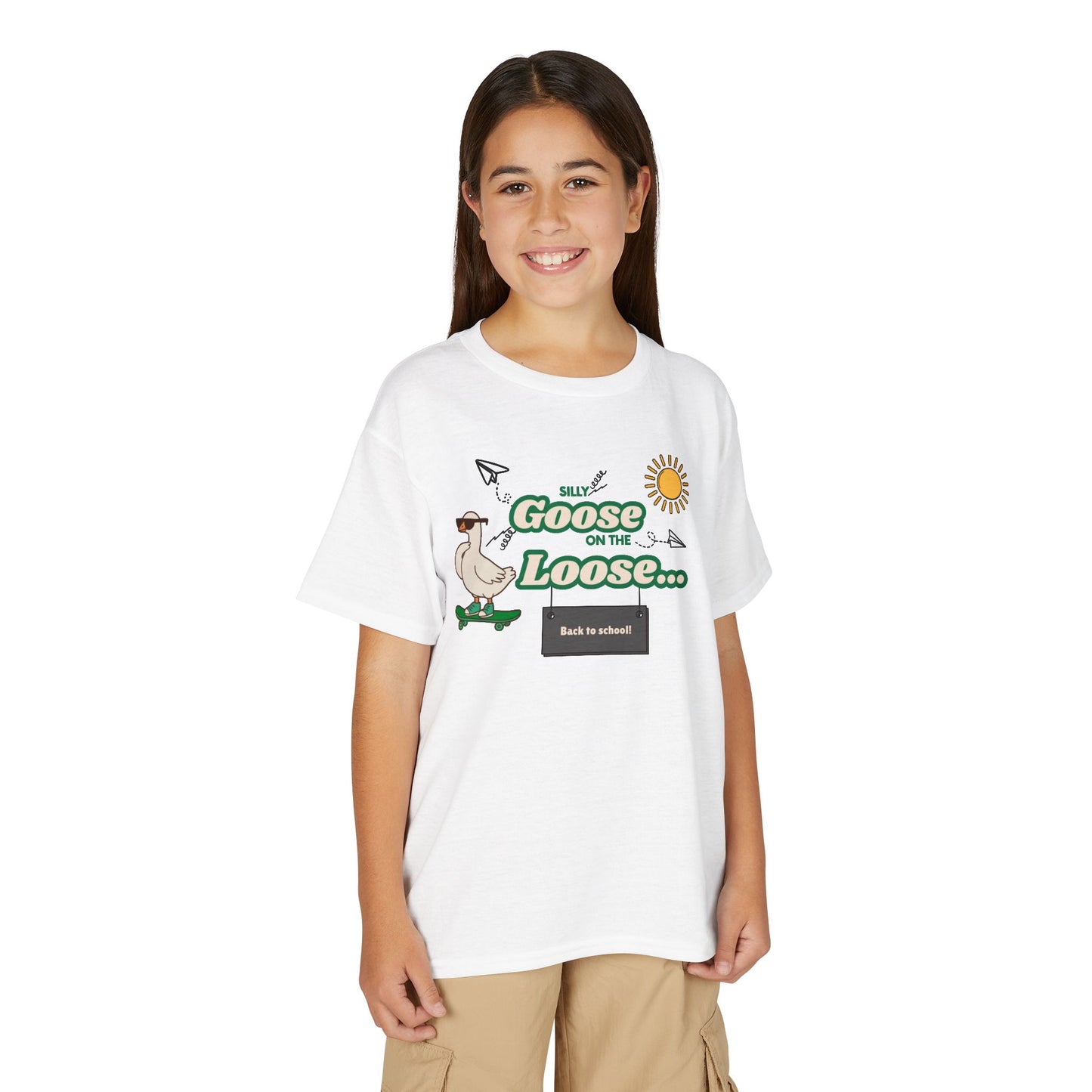 Silly Goose Loose, Back-to-School- KidsTee