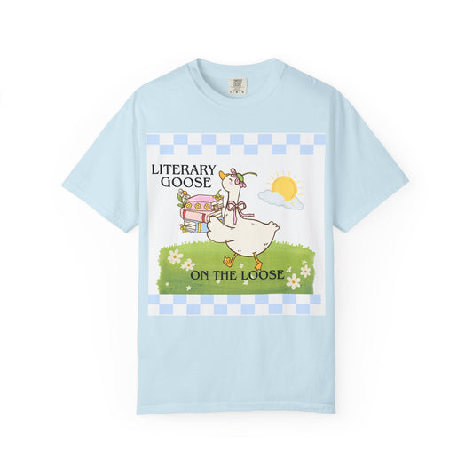 Literary Goose on The Loose- Tee