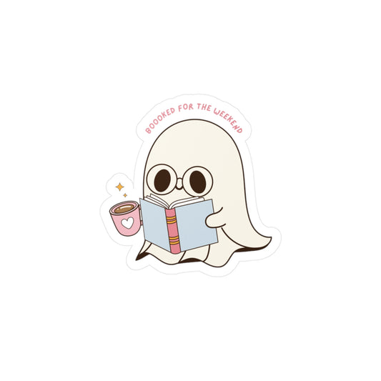 Booked For the Weekend Ghost- Decal