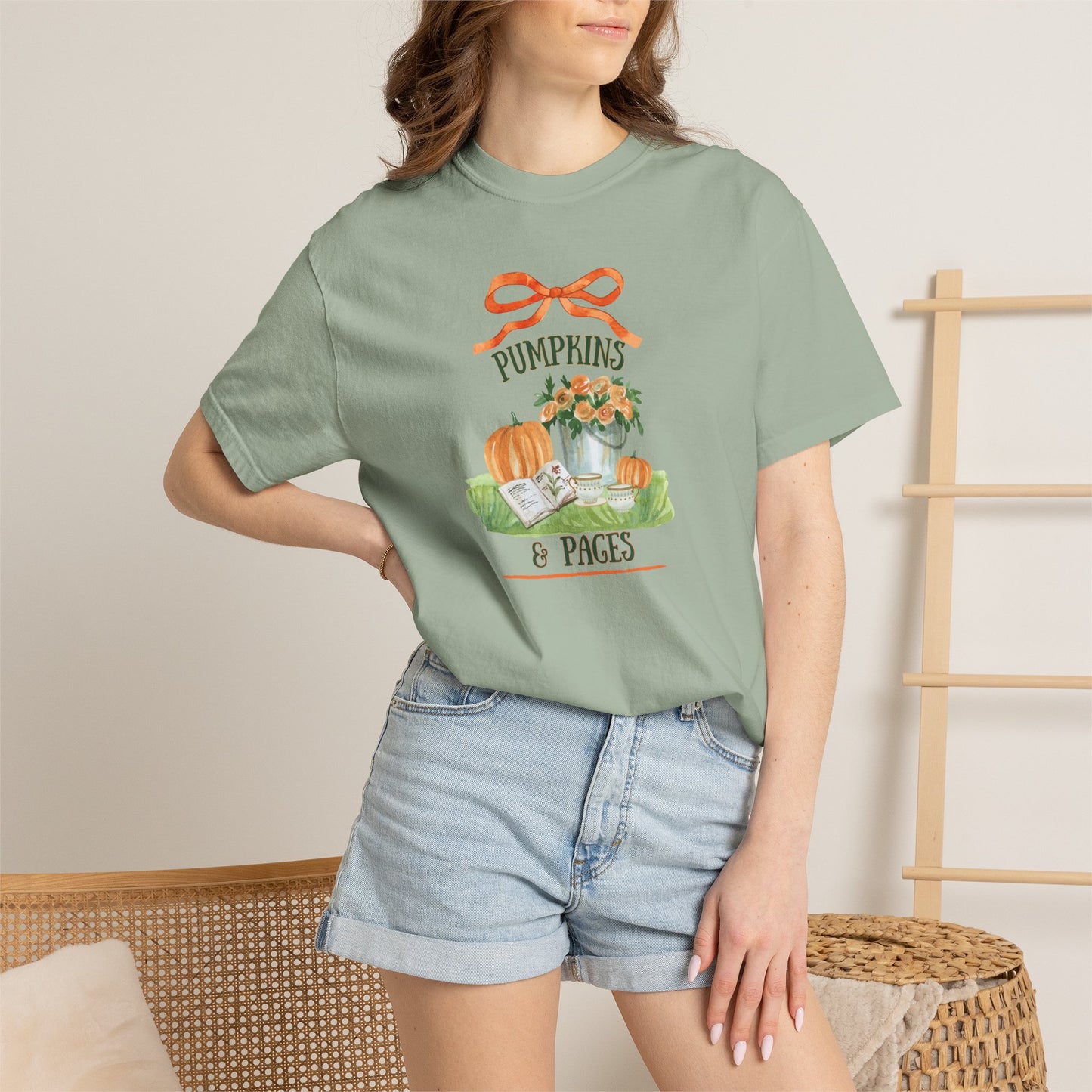 Pumpkins & Pages Tee