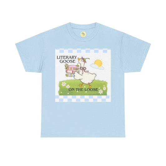 Literary Goose on The Loose- Tee