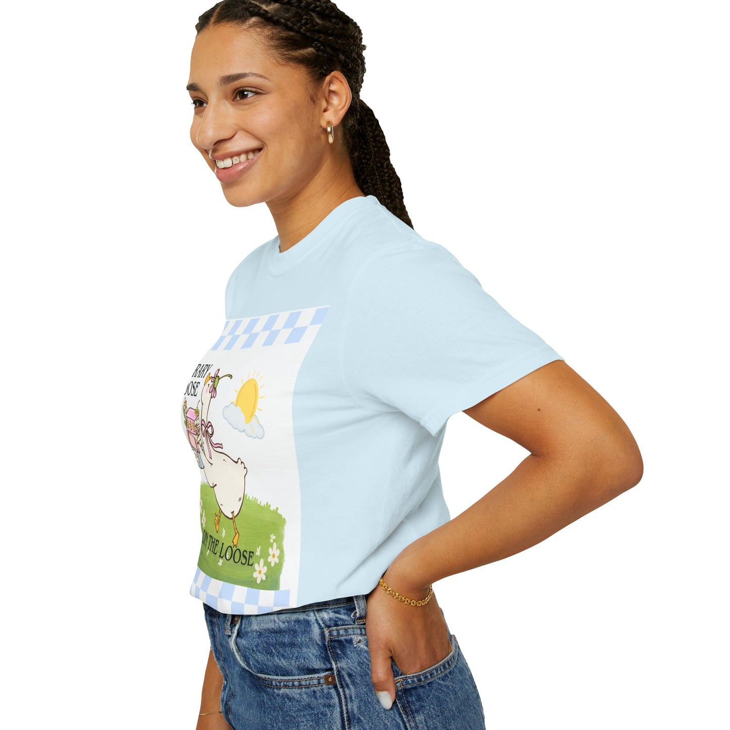 Literary Goose on The Loose- Tee