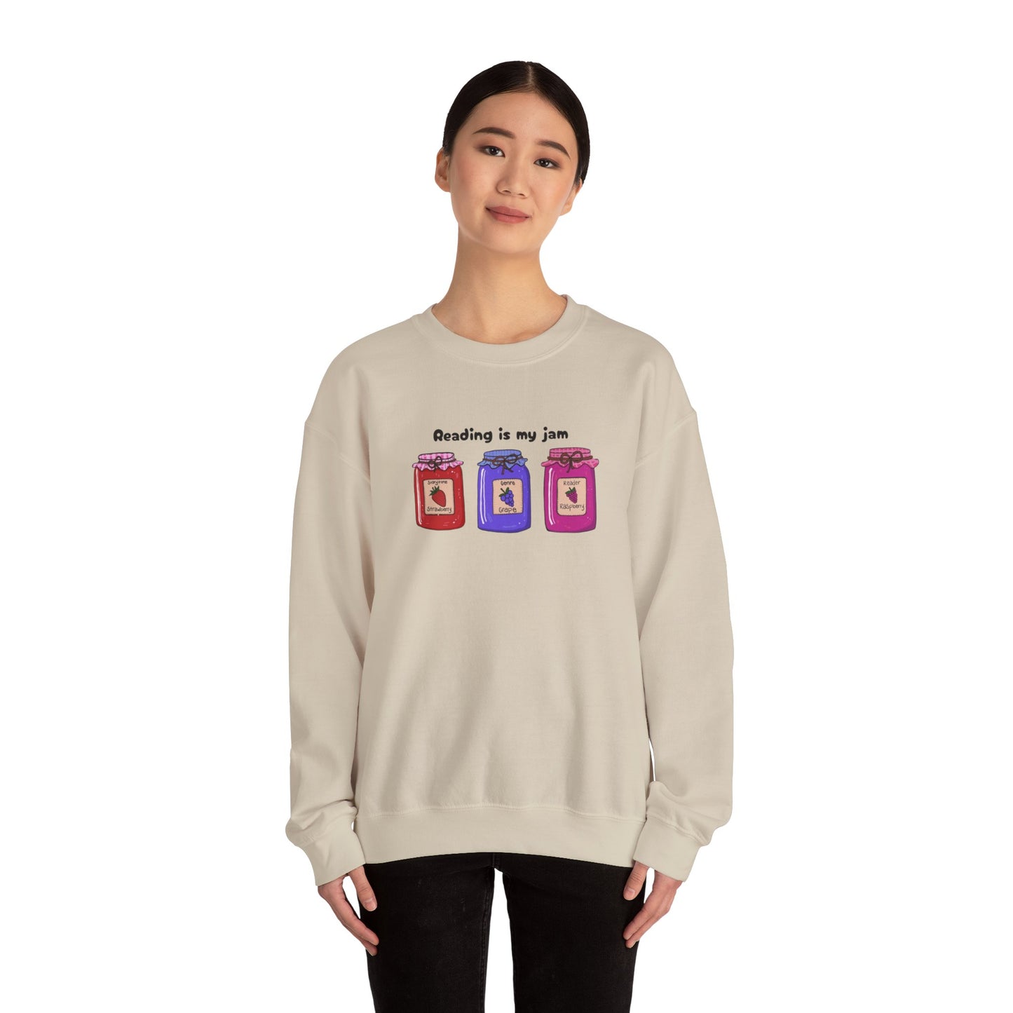 Jam Lover's Crewneck Sweatshirt | Comfy Gift for Foodies, Cozy Unisex Apparel for Casual Wear, Perfect for Birthdays & Holidays