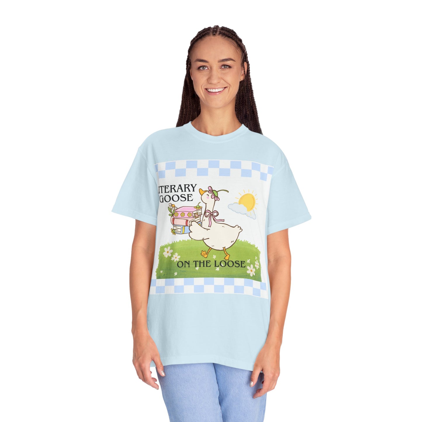 Literary Goose on The Loose- Tee