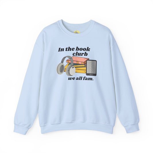 Book Club Crewneck Sweatshirt - Cozy Gift for Readers, Unisex Pullover, Book Lover Apparel, Gifts for Bookworms, Literary Sweatshirt