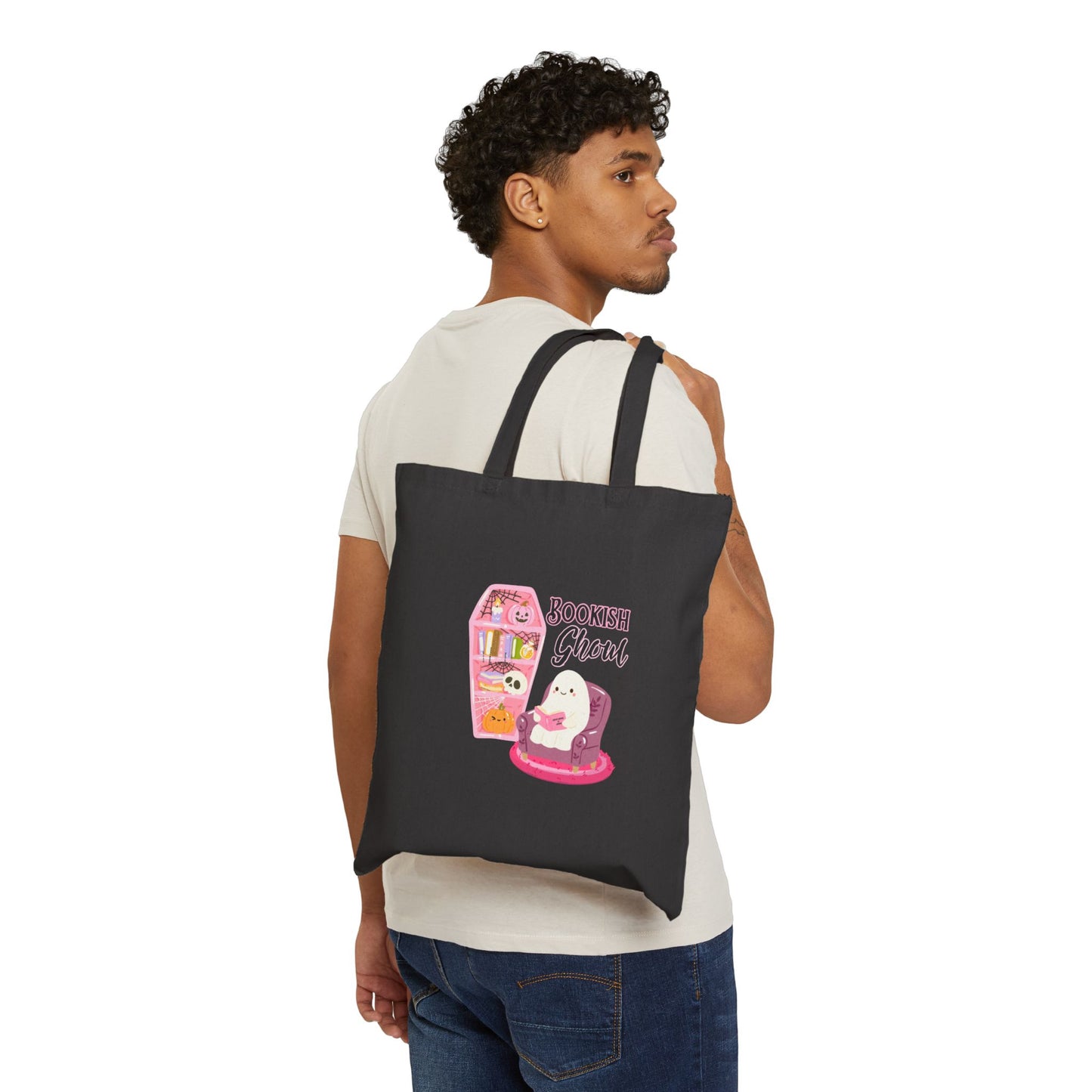 Bookish Ghoul Canvas Tote