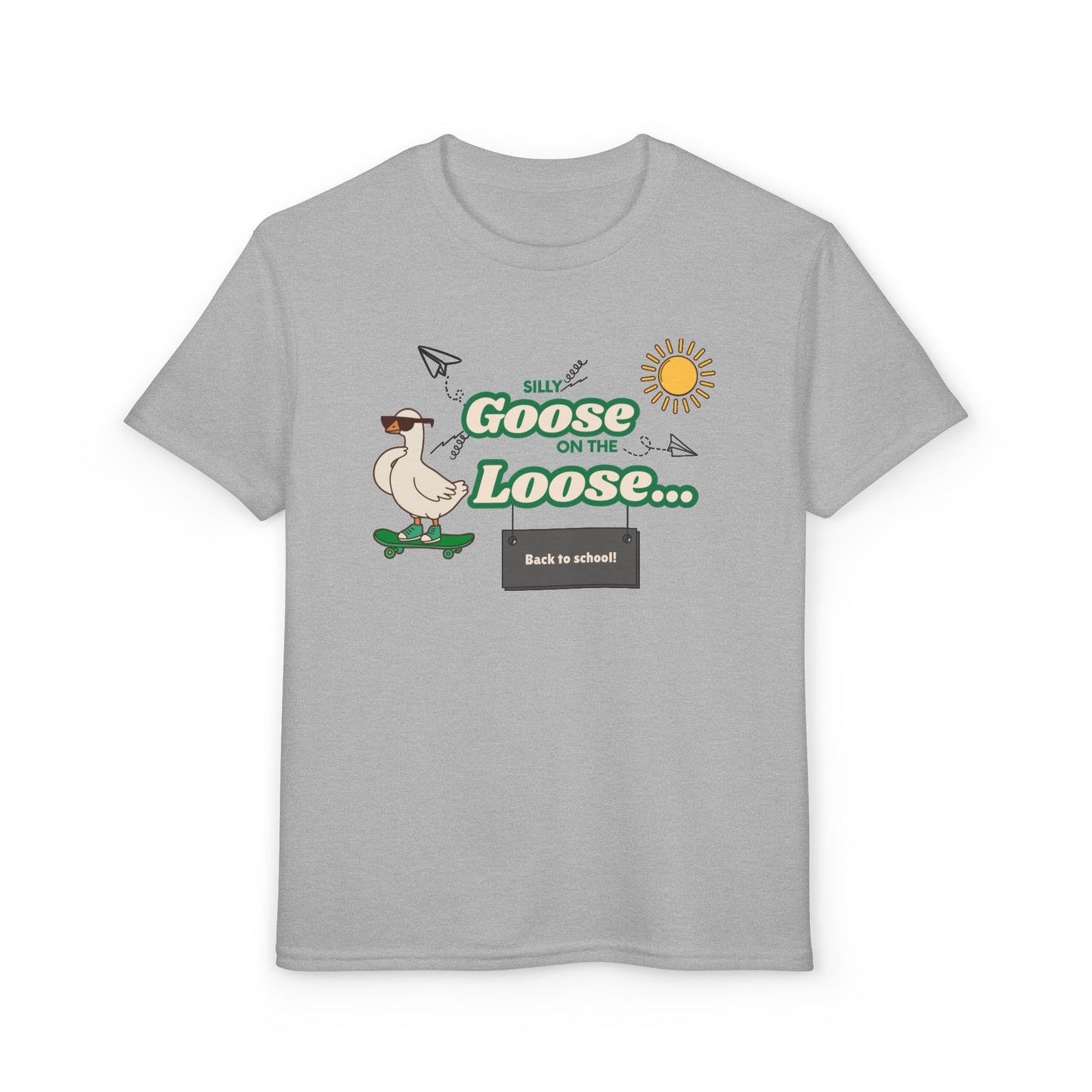 Silly Goose Loose, Back-to-School- KidsTee