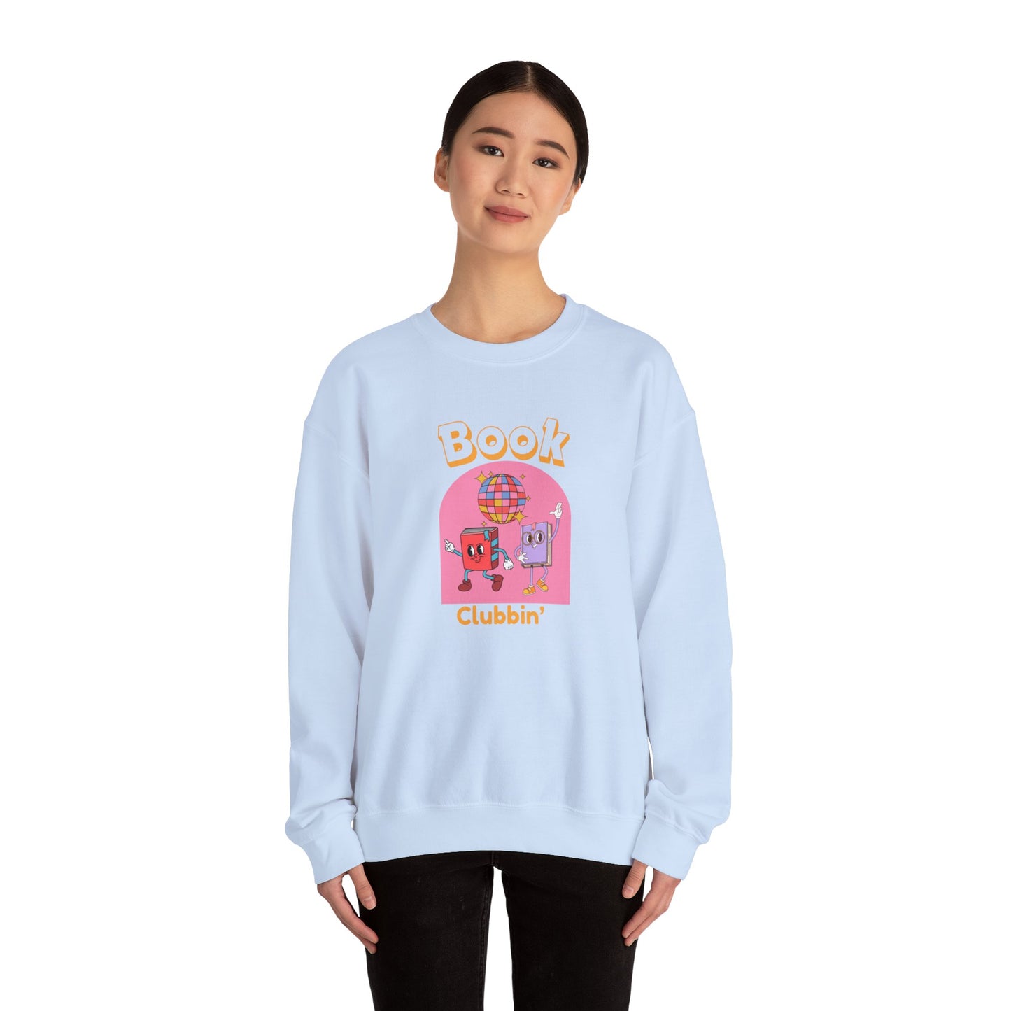 Book Clubbin' Unisex Crewneck Sweatshirt | Cozy Sweater for Book Lovers, Gift for Readers, Fun Literary Apparel, Chill Vibes [...]
