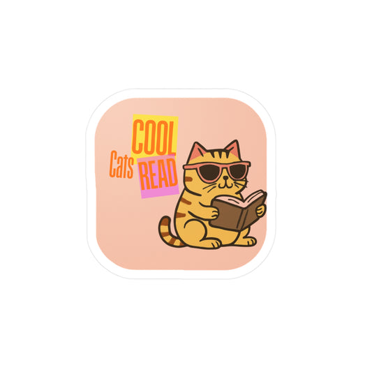 Cool Cats Read- Decal