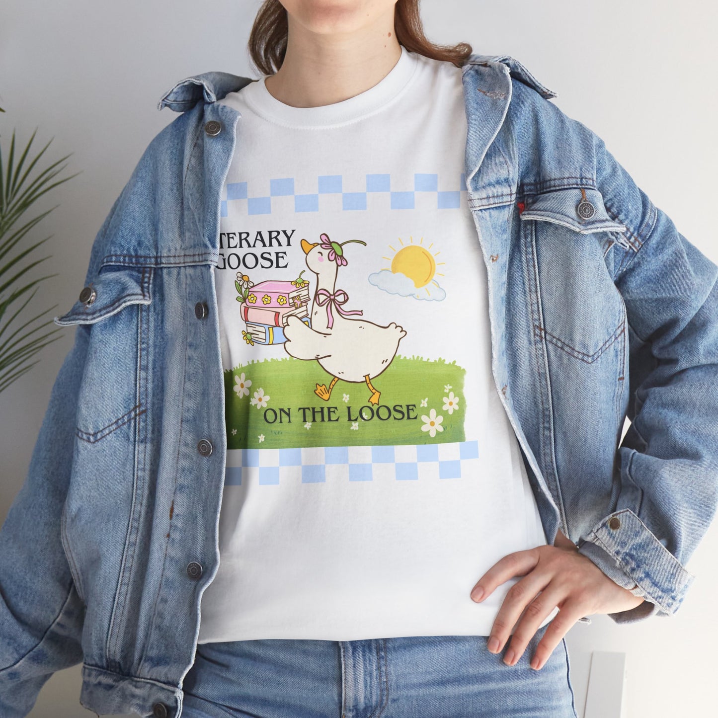 Literary Goose on The Loose- Tee