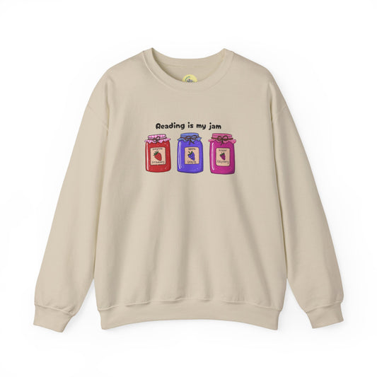 Jam Lover's Crewneck Sweatshirt | Comfy Gift for Foodies, Cozy Unisex Apparel for Casual Wear, Perfect for Birthdays & Holidays