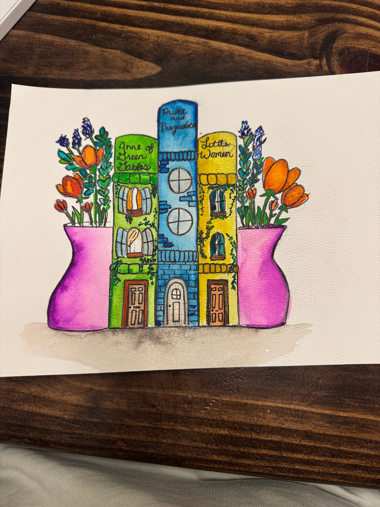 Bookshop Watercolors