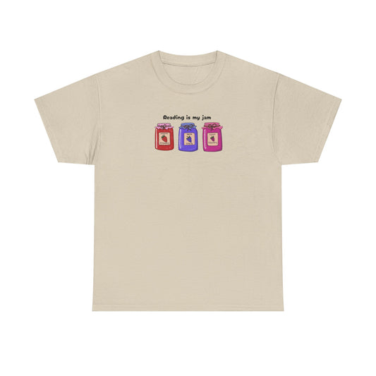 Reading is my jam-Unisex Heavy Cotton Tee