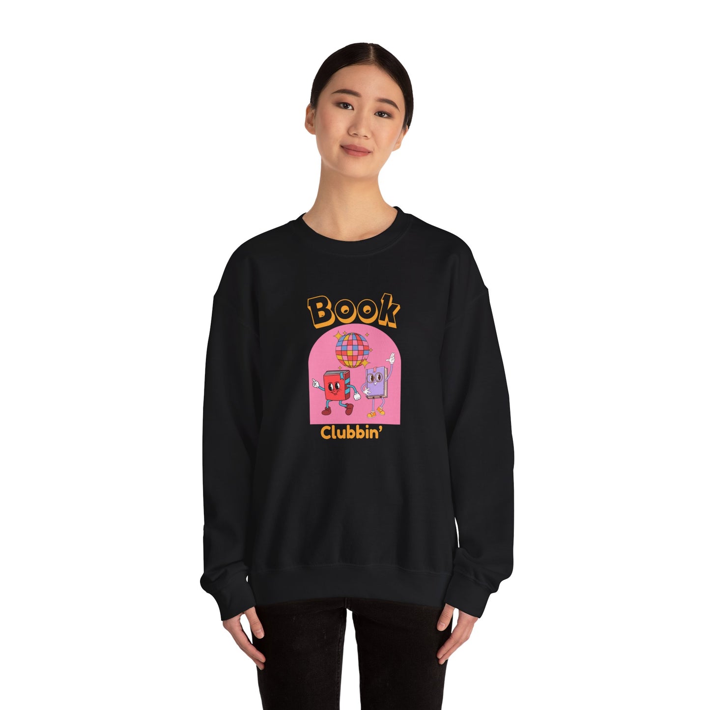 Book Clubbin' Unisex Crewneck Sweatshirt | Cozy Sweater for Book Lovers, Gift for Readers, Fun Literary Apparel, Chill Vibes [...]