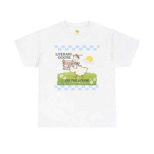 Literary Goose on The Loose- Tee