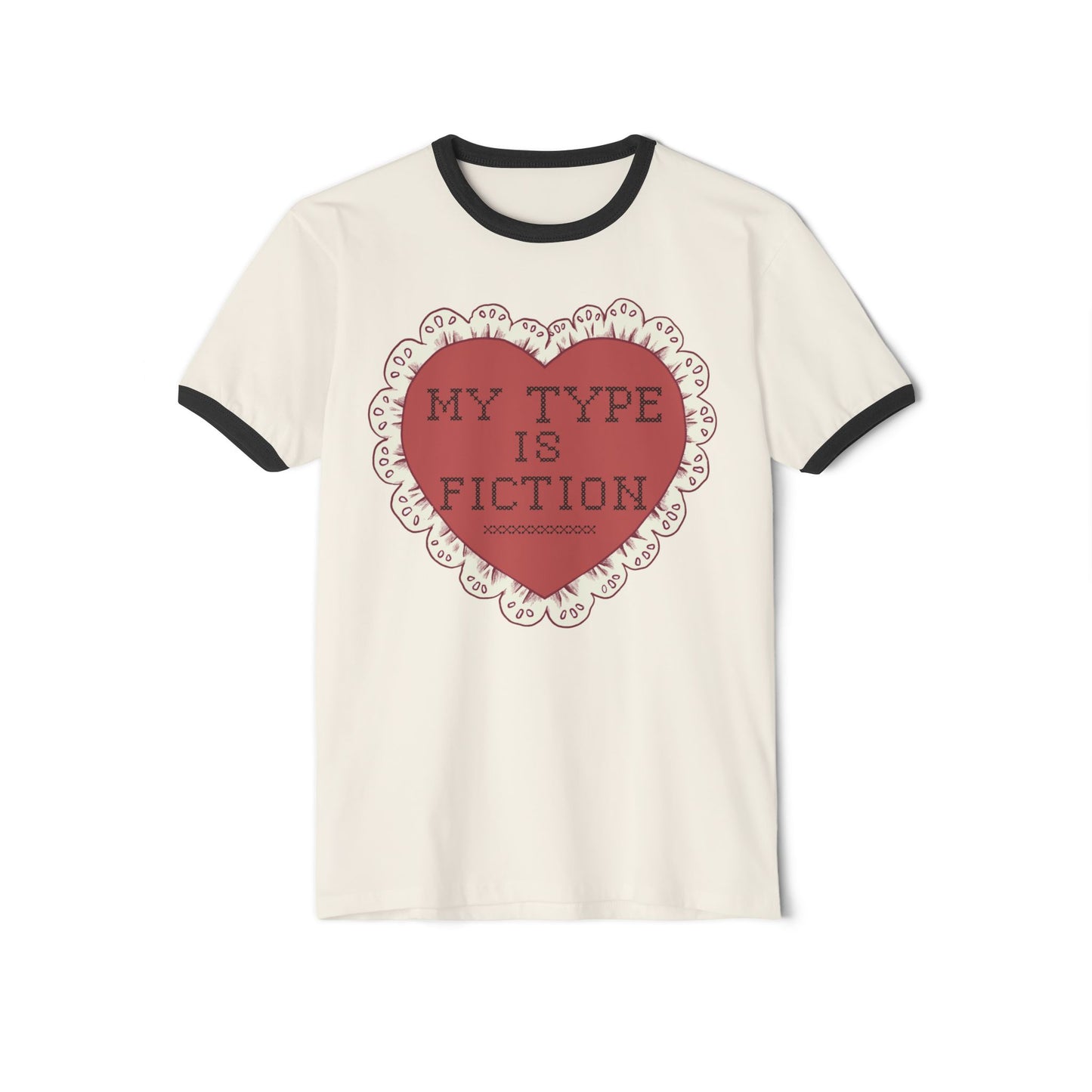 My Type Is Fiction Ringer T-Shirt